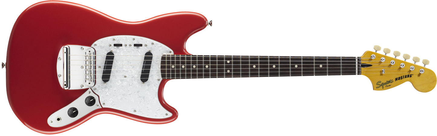 B STOCK Fender Squier Vintage Modified Mustang® - Rosewood Fingerboard (Fiesta Red)