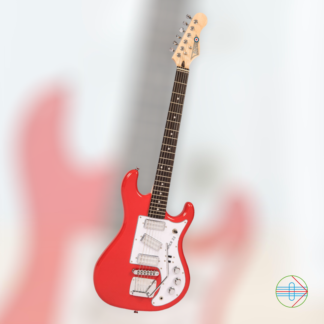 Rapier 33 Electric Guitar (Fiesta Red)